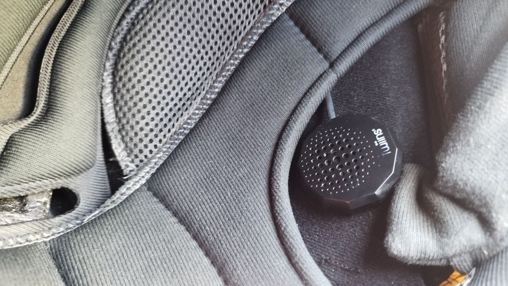 Capacete ACERBIS BOX G-348 Branco C/ Equip.  comunicação Bluetooth