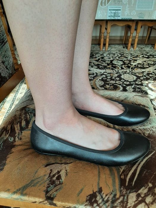 Baleriny damskie czarne graceland