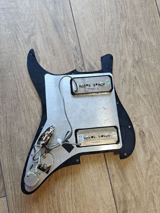 Przetworniki P90 Stratocaster fender loaded pickguard Epiphone by Gibson single coil