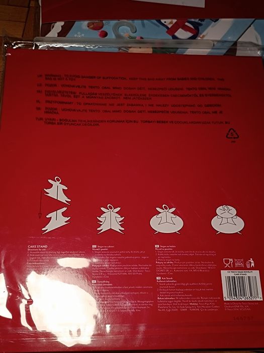 Kartonowo-kolorowa patera na babeczki i ciasta