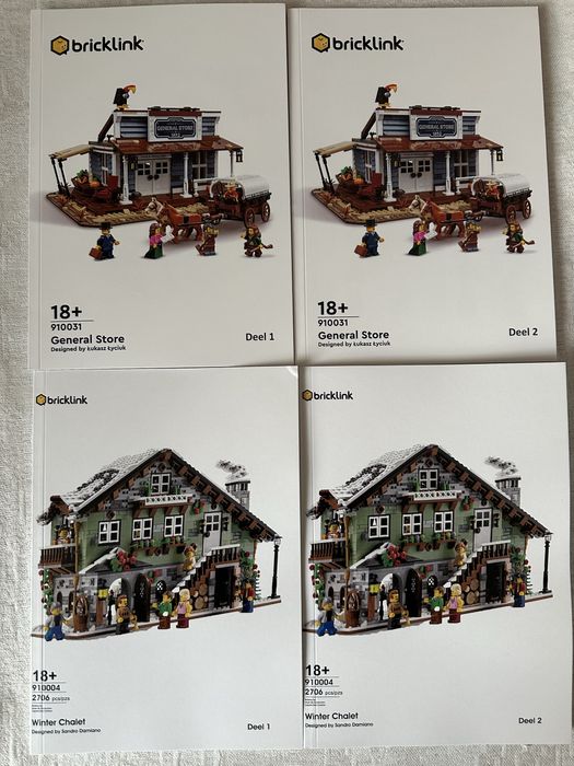 Lego 910004 Winter instrukcja papierowa Brick Link Designer