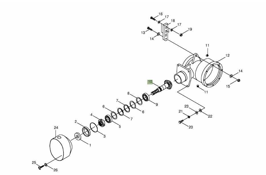 Wałek atakujący Z13 przyczepy samozbierającej KRONE XL
