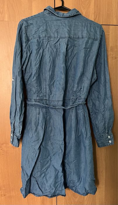 Sukienka „jeansowa” kieszenie pasek r.42 esmara NOWA