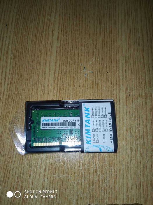 Оперативная память 8GB DDR3 НОВАЯ 1600Hz на ПК