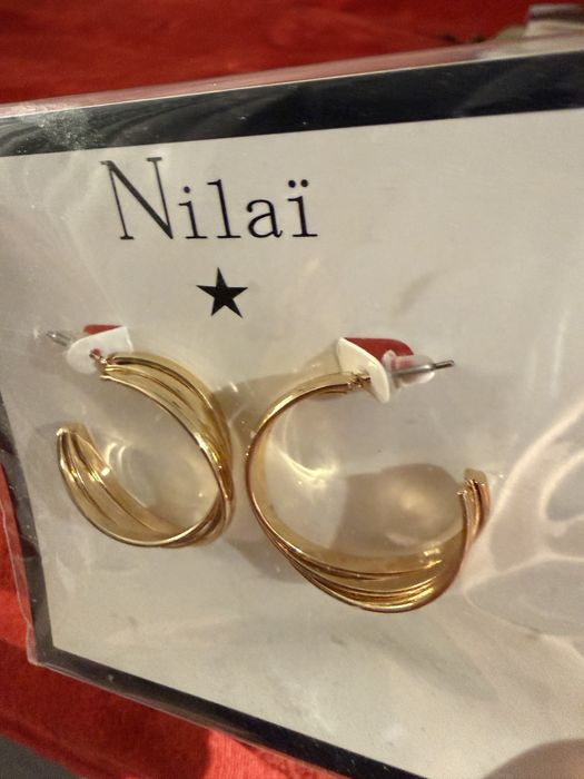 Kolczyki Nilai w kolorze złota