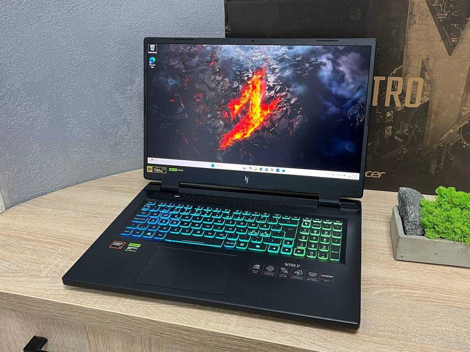 Ігровий Acer NITRO AN17 QHD165Hz/R7-8845HS/RTX4070 8GB/16DDR5/SSD1TB