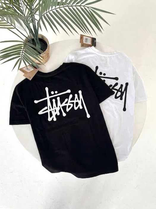 Stussy Новая Футболка » Basic » Большой Принт Стусси » XS-XXL