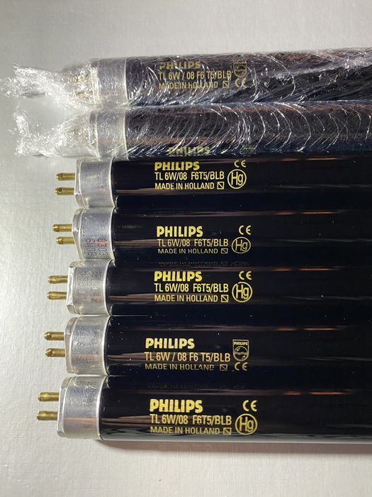 Ультрафіолетова лампа Philips TL 6W/08 F6T5/BLB для детекторів валют