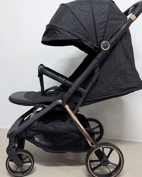 Прогулянкова коляска El Camino BEYA 1127 Black Leo каляска візок