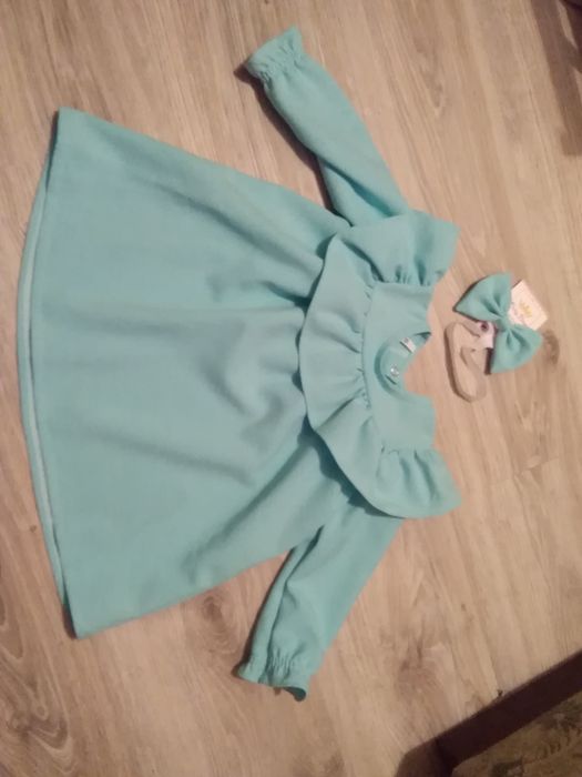 Sukienka Boho rozm 86, (święta)