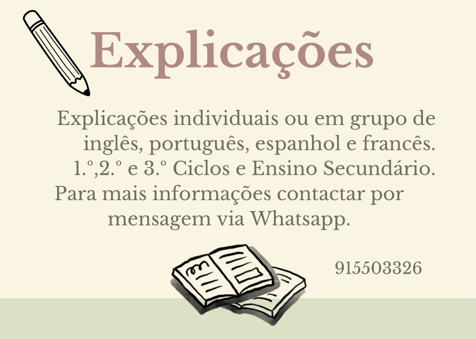 Explicações individuais/em grupo