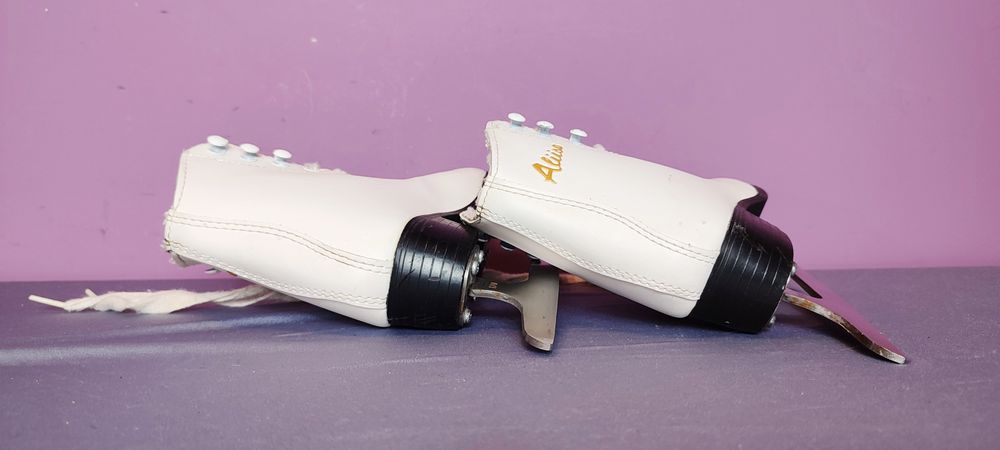 Ocieplane łyżwy figurowe dla dzieci - rozmiar 28 - 17,8 cm [#87]