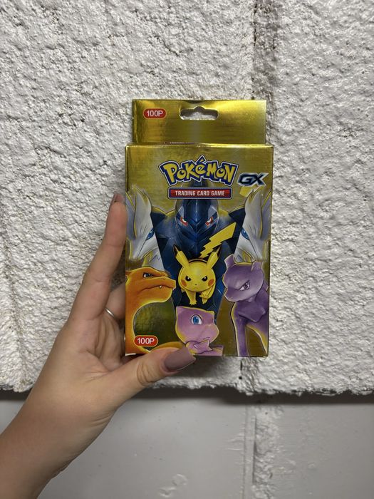 Nowe karty Pokemon GX 100 szt
