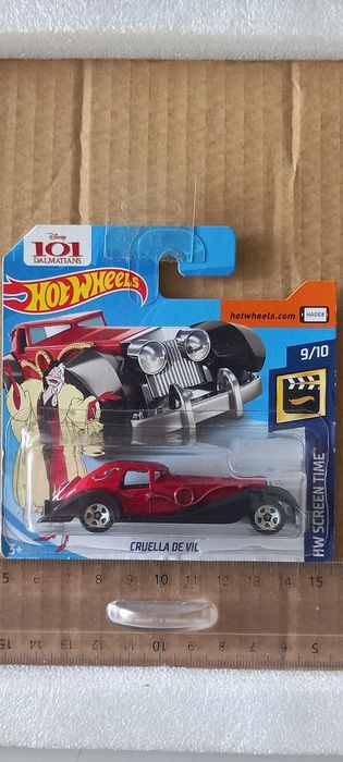 Cruella de vil hot wheels disney 101 dalmatas