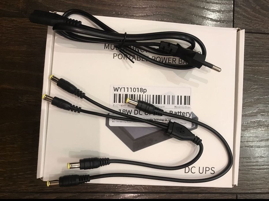 Міні УПС, ИБП - Бесперебойник для роутера WiFi оптики