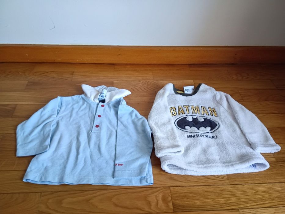 Lote de 9 peças de menino 12-18 com oferta de mochila