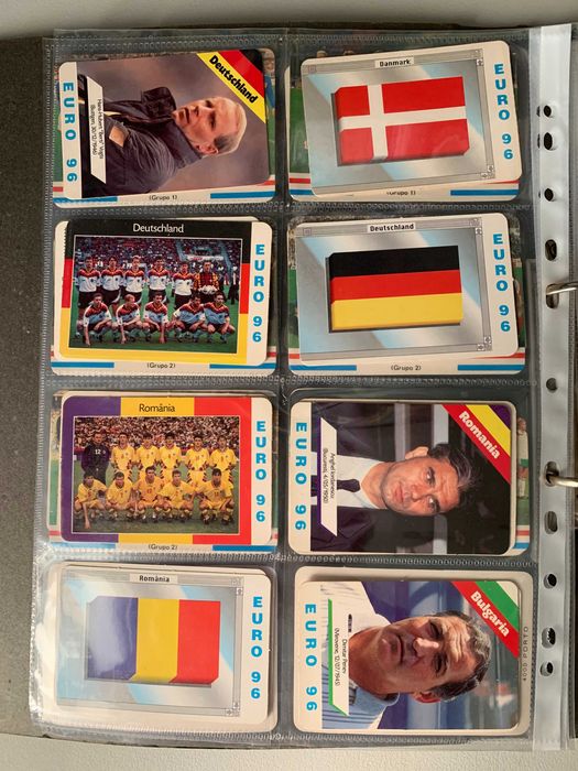 Calendários Antigos de Futebol - Euro 96 (preço unitário)