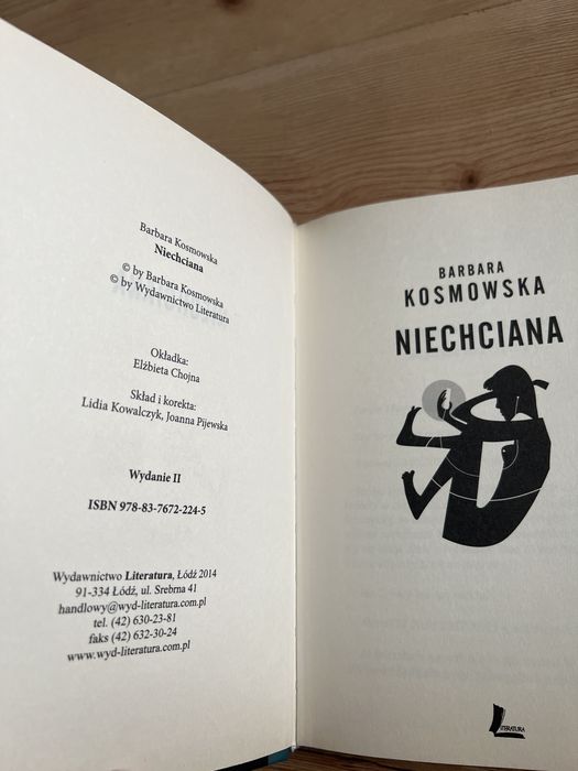 Książka „Niechciana” - Barbara Kosmowska