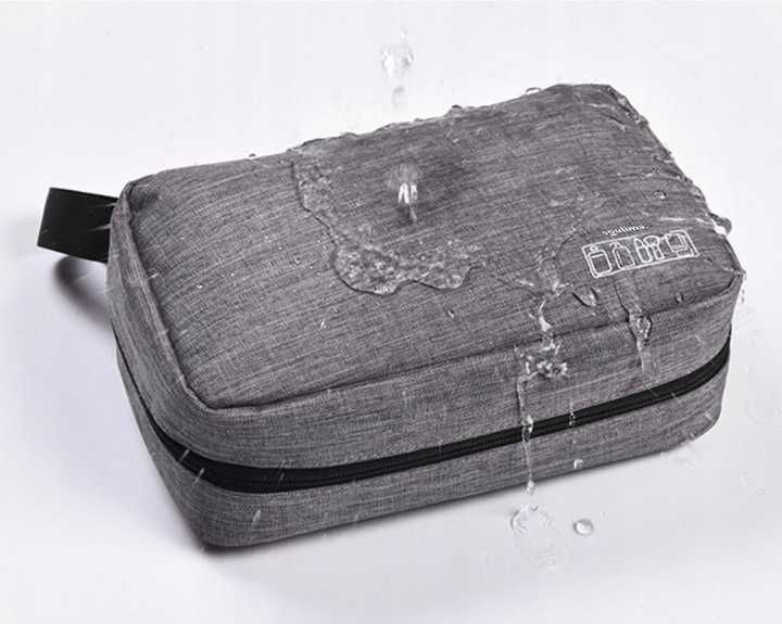 Kosmetyczka Podróżna Damska Organizer Wisząca Pojemna z Haczykiem L