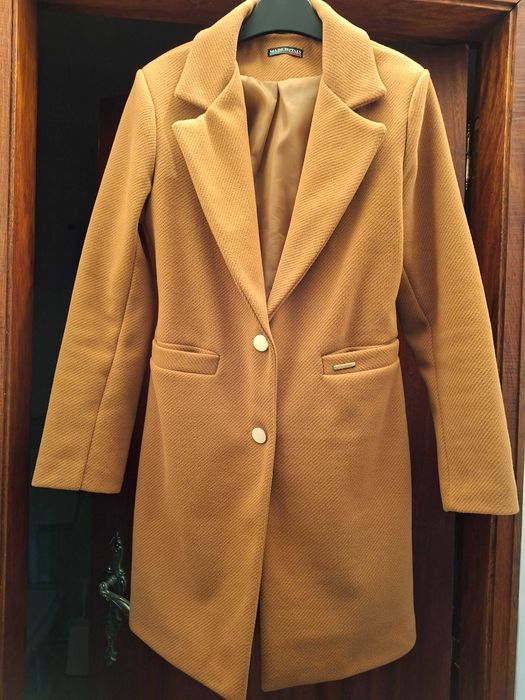 Casaco comprido de mulher