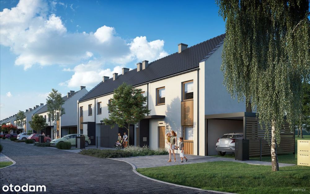 Nowy Dom, wkrótce gotowy, Ogród, 4 pokoje + poddasze 44m2