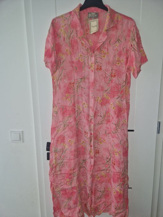 Sukienka midi letnia kwiaty