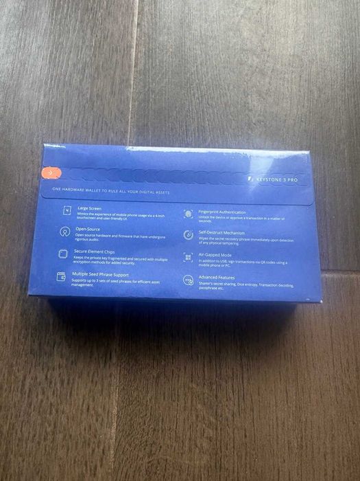 Portfel kryptowalutowy nowy zapombowany Keystone 3 Pro