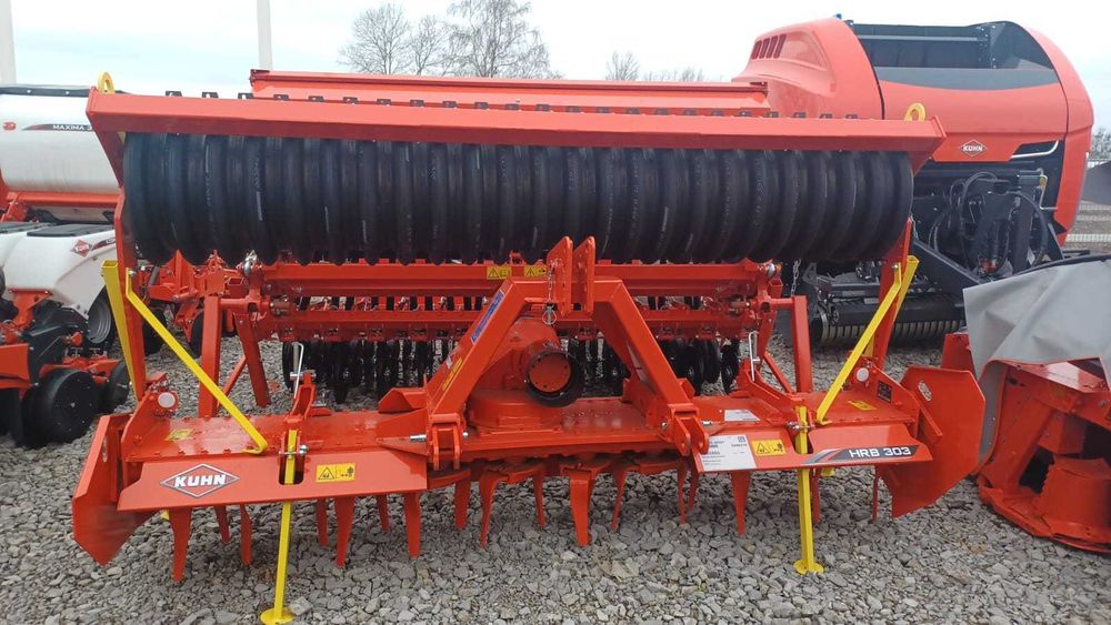 Zestaw uprawowo siewny Kuhn siewnik Sitera 3000 + brona aktywna HRB303