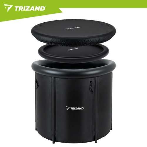 Зимова бочка Trizand 320л мобільна ванна Моржування Крижана кріо ванна