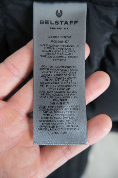 Belstaff gruba puchowa parka damska kurtka r S