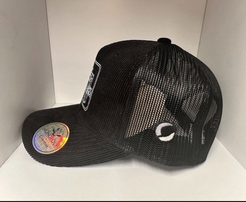 Monopoly Millionaires Club Trucker Cap in Black