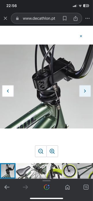 Bicicleta BMX de 10 a 14 anos usada