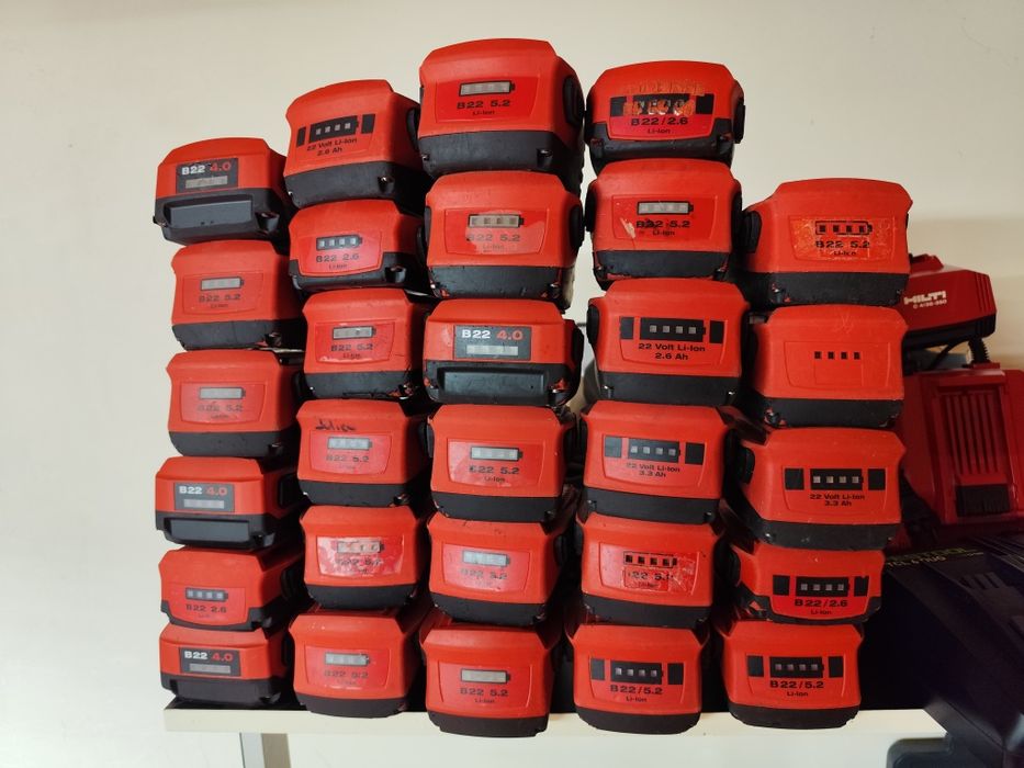 Hilti батареї та зарядні пристрої Хілті оригінал