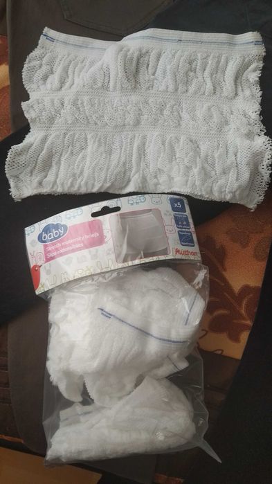 Cuecas slips Maternidade em rede extensíveis
