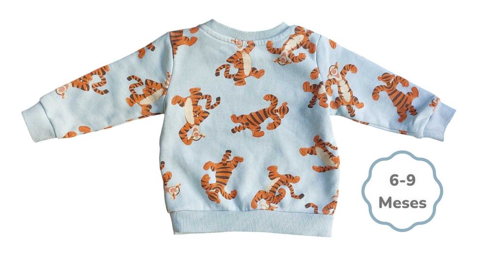 Conjunto Camisola + Calças Tigre Primark 6-9 meses
