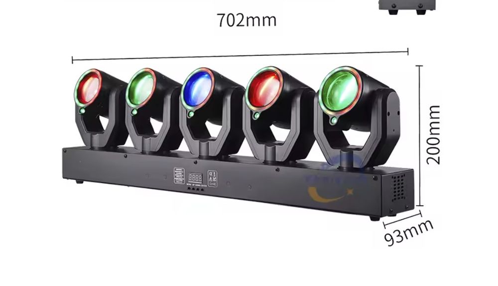 Moving Head Led 5 cabeças 180W (36W x 5)
