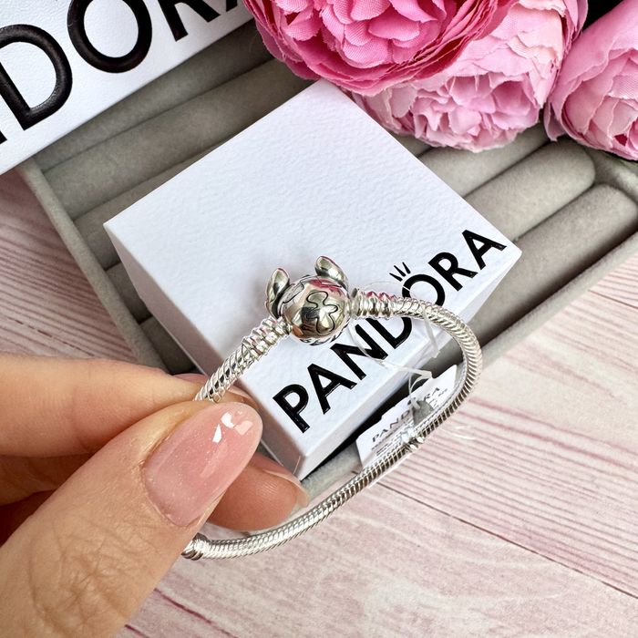 Браслет Пандора оригінальний Ліло і Стіч Pandora новий срібло 925