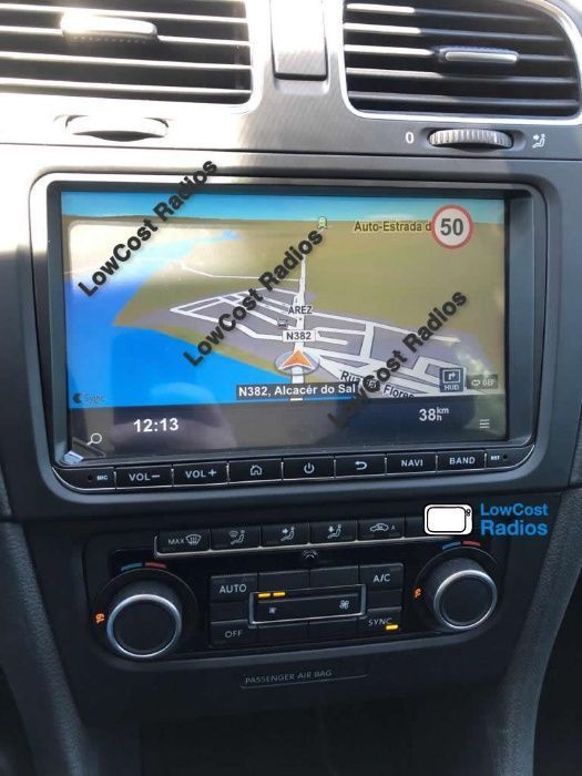 Auto Rádio GPS Android 15 • VW • SKODA • SEAT - Multimédia - 9 Poleg.