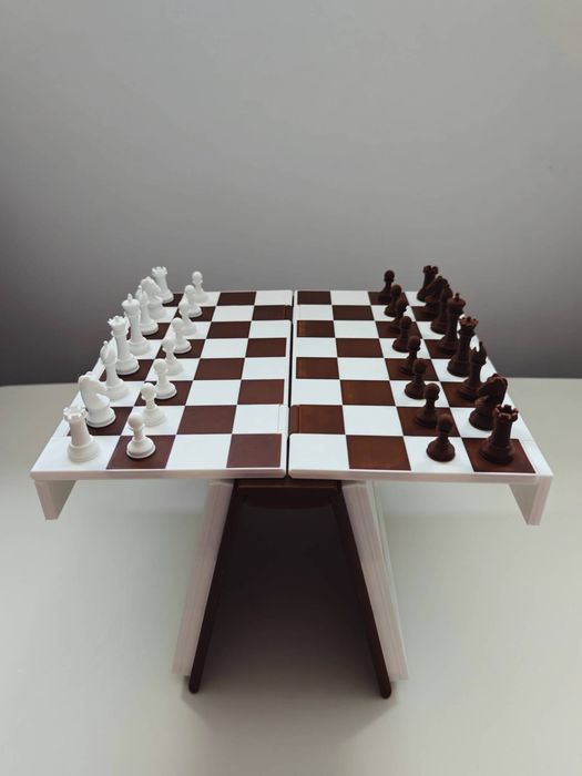Jogo de Xadrez Magnético Compacto (Caixa-Livro)