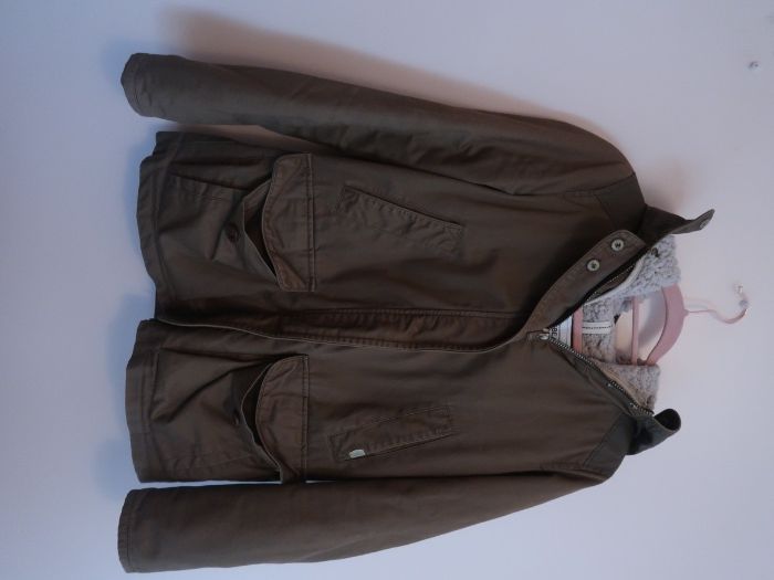 Parka de inverno com pêlo removível