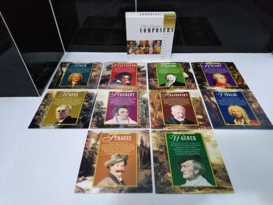 Caixa 10 CDs musica clássica The Perfect Composers - Mozart Beethoven