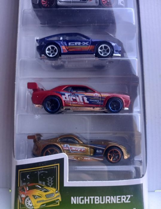 Pack 5 miniaturas hot wheels