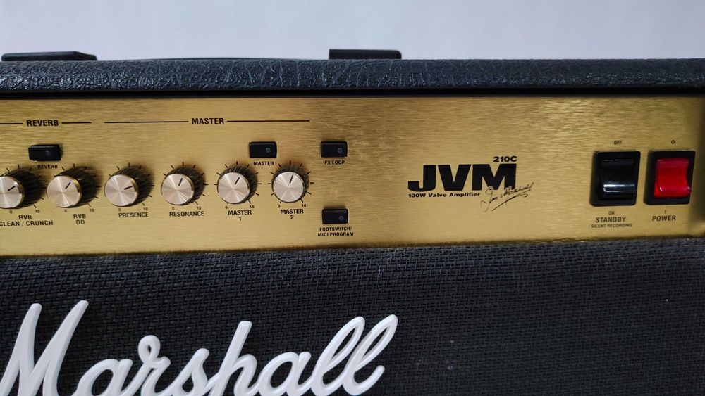 Wzmacniacz gitarowy Marshall JVM 210C combo lampowe 100W 2x12"+footsw.