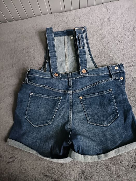 Dżinsowe dziecięce ogrodniczki h&m