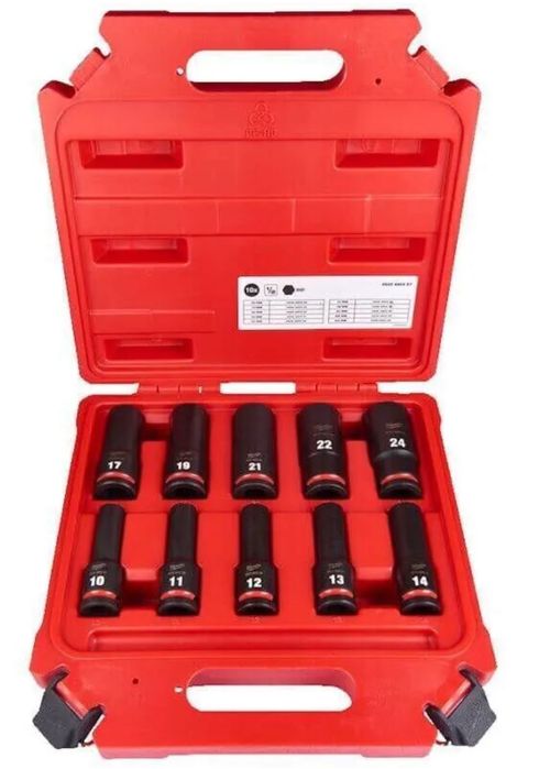 Набір ударних головок 10-24 мм MILWAUKEE 4932480457