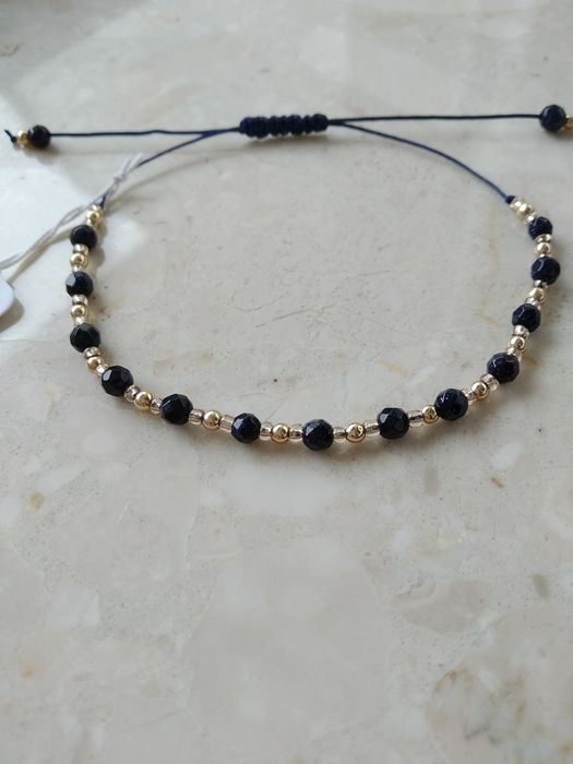 Bransoletka handmade mini, noc Kairu, idealna na prezent
