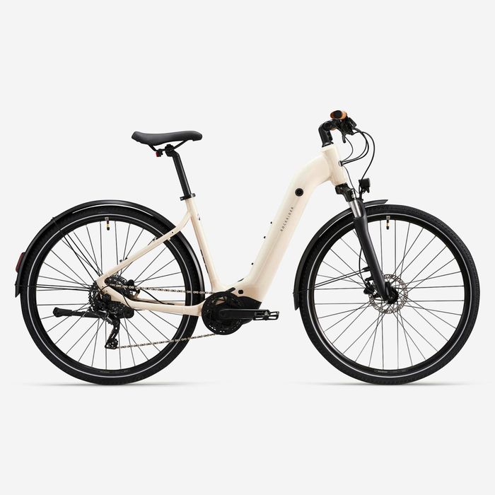 Bicicleta Elétrica de Trekking com Motor Central e Quadro Baixo