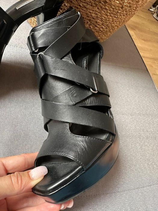 Wysokie szpilki Zara 37