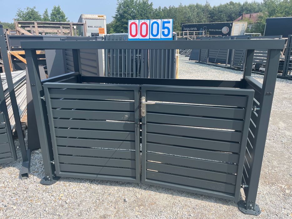 Wiata śmietnikowa 1,44 m x 2,09 m , numer 005 , TRANSPORT PL