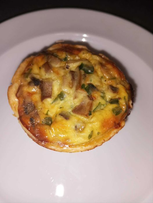 Quiche Artesanal de Cogumelos e Natas